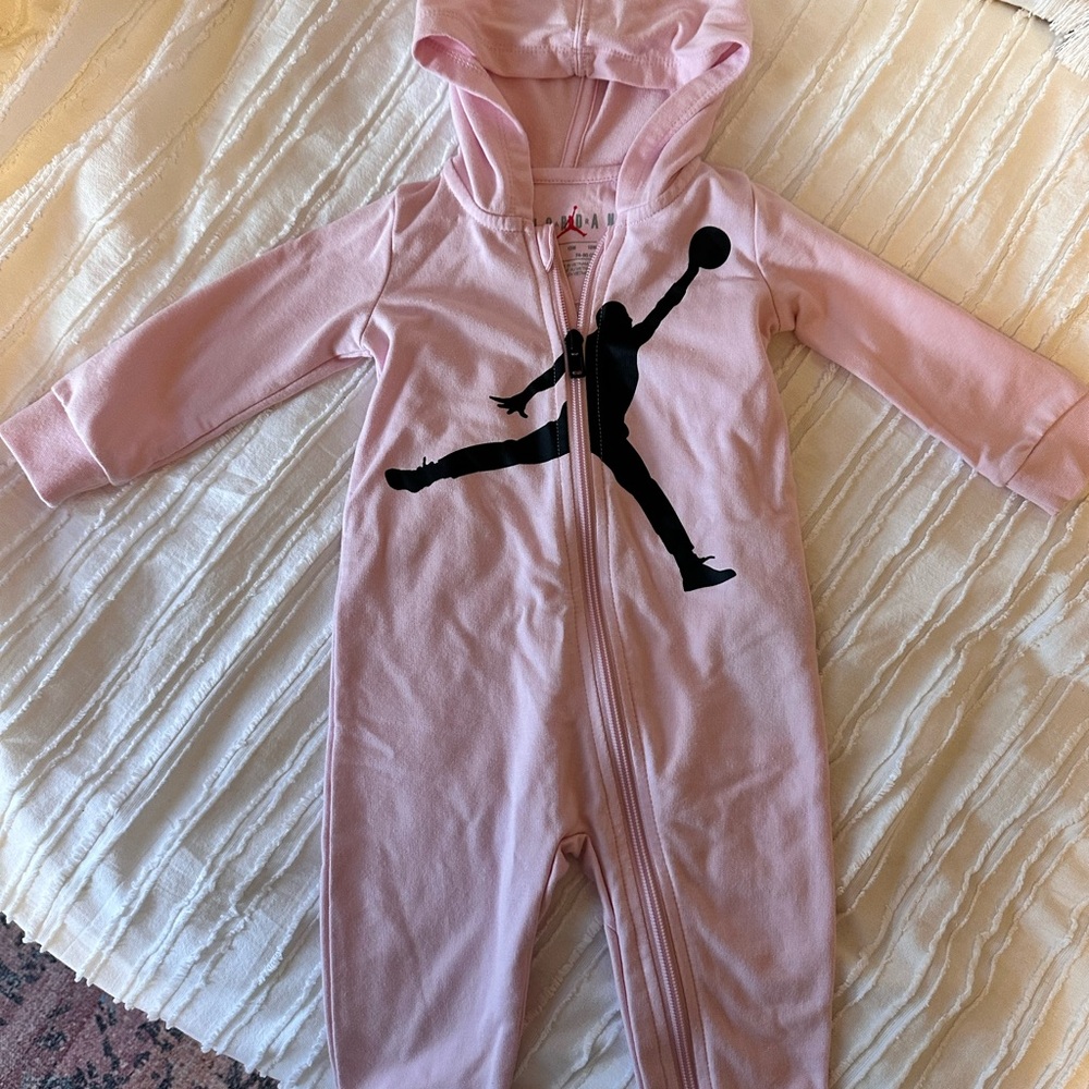 12M Pink Air Jordan One Piece Coverall